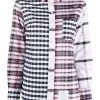 Thom Browne multi-check long-sleeve shirt