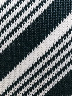 Thom Browne diagonal stripe knit tie