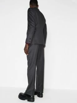 Thom Browne herringbone single-breasted wool suit