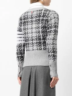 Thom Browne knitted cashmere cardigan
