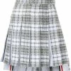 Thom Browne tartan-check tweed mini skirt