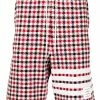 Thom Browne 4-Bar stripe checked shorts