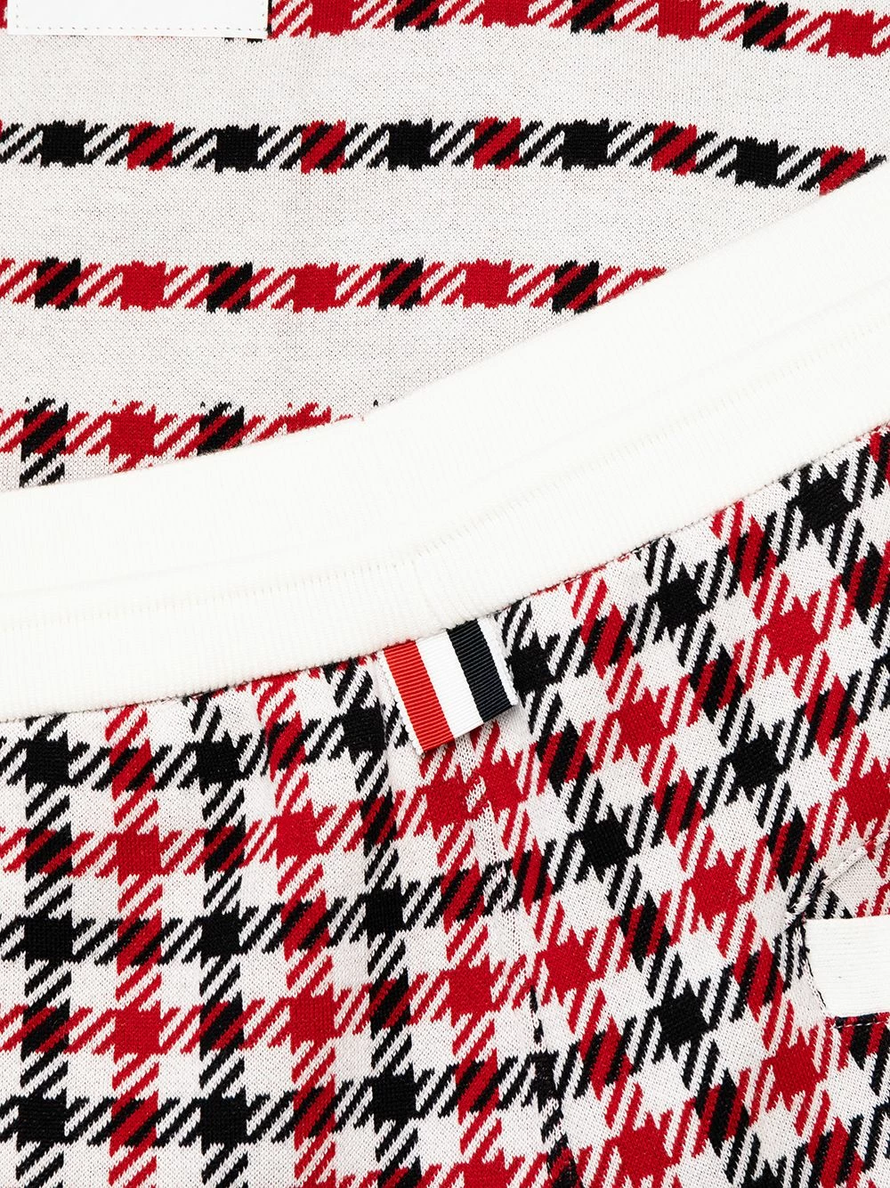 Thom Browne 4 Bar stripe checked shorts track & running shorts of men 6 Thom Browne 4-Bar stripe checked shorts