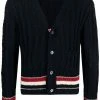 Thom Browne cable-knit wool-mohair cardigan