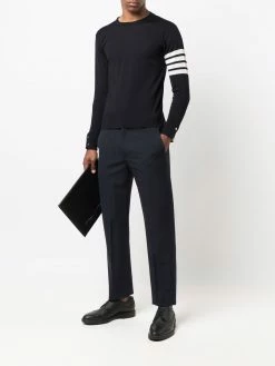 Thom Browne 4-Bar crew-neck jumper