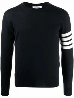 Thom Browne 4-Bar crew-neck jumper