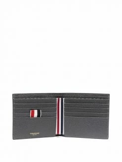 Thom Browne Grained bi fold wallet wallets & billfolds of men 5 Thom Browne grained bi-fold wallet
