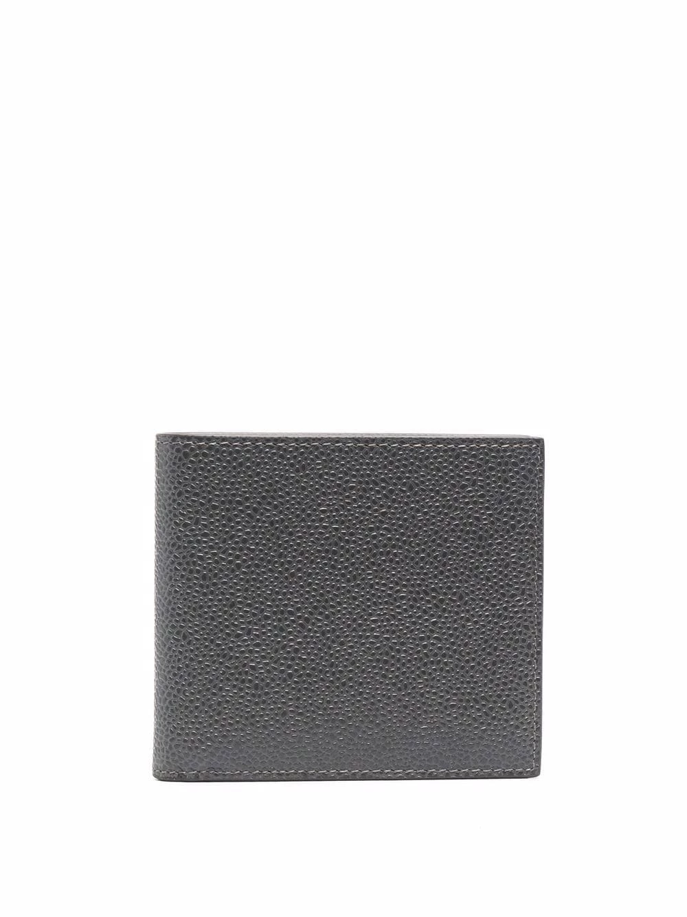 Thom Browne Grained bi fold wallet wallets & billfolds of men 1 Thom Browne grained bi-fold wallet