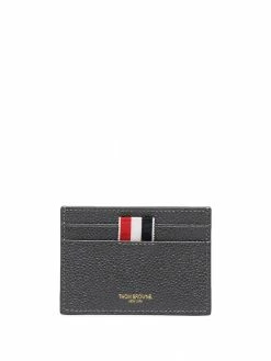 Thom Browne RWB tab grained cardholder