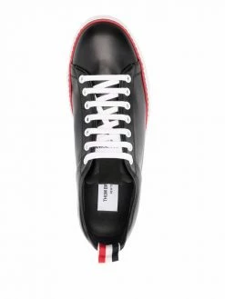Thom Browne RWB-stripe low-top sneakers