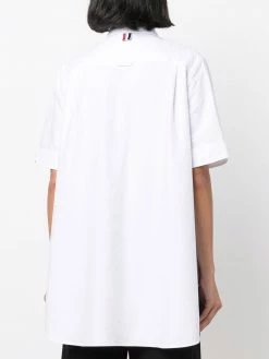 Thom Browne RWB pussybow-collar blouse