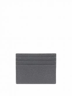 Thom Browne RWB-stripe pebbled cardholder