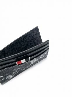 Thom Browne animal-print cardholder
