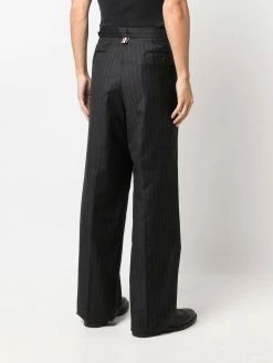 Thom Browne pinstripe wide-leg tailored trousers