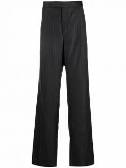 Thom Browne pinstripe wide-leg tailored trousers