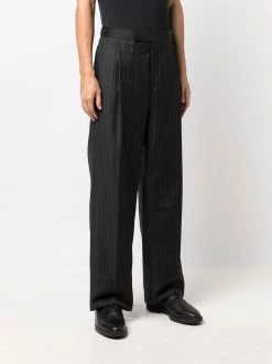 Thom Browne pinstripe wide-leg tailored trousers