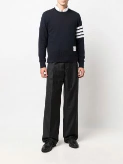 Thom Browne pinstripe wide-leg tailored trousers