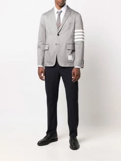 Thom Browne 4-Bar stripe sleeve shirt