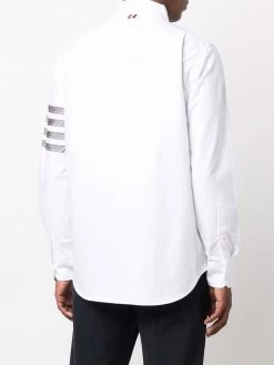 Thom Browne 4-Bar stripe sleeve shirt