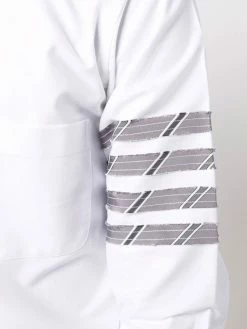 Thom Browne 4-Bar stripe sleeve shirt