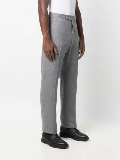 Thom Browne pressed-crease tailored trousers