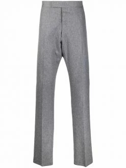 Thom Browne pressed-crease tailored trousers