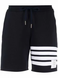 Thom Browne four-bar stripe track shorts