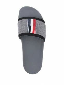 Thom Browne RWB-stripe rubber slides