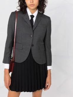 Thom Browne cropped single-breasted blazer