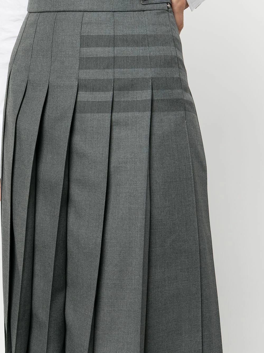 Thom Browne 4 Bar stripe pleated skirt pleated skirts of women 5 Thom Browne 4-Bar stripe pleated skirt
