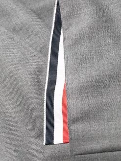 Thom Browne cuffed-hem cropped trousers