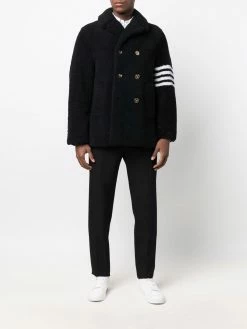 Thom Browne 4-Bar stripe double-breasted jacket