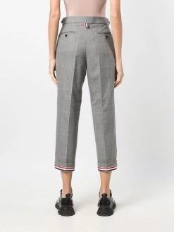 Thom Browne cropped pinstriped trousers