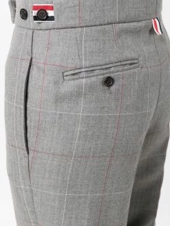 Thom Browne cropped pinstriped trousers