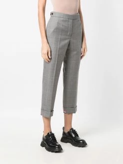 Thom Browne cropped pinstriped trousers