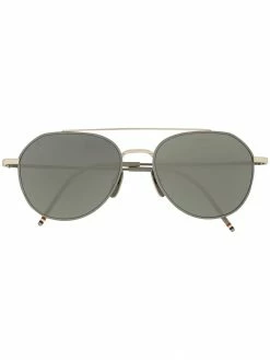 Thom Browne RWB aviator-frame sunglasses