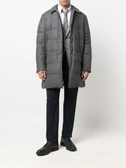 Thom Browne 4-Bar padded coat