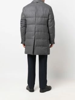 Thom Browne 4-Bar padded coat