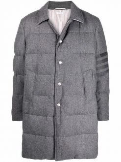 Thom Browne 4-Bar padded coat