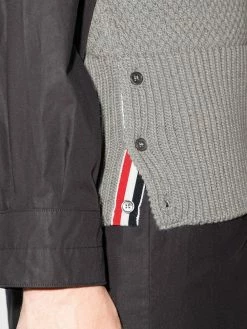 Thom Browne 4-Bar V-neck vest