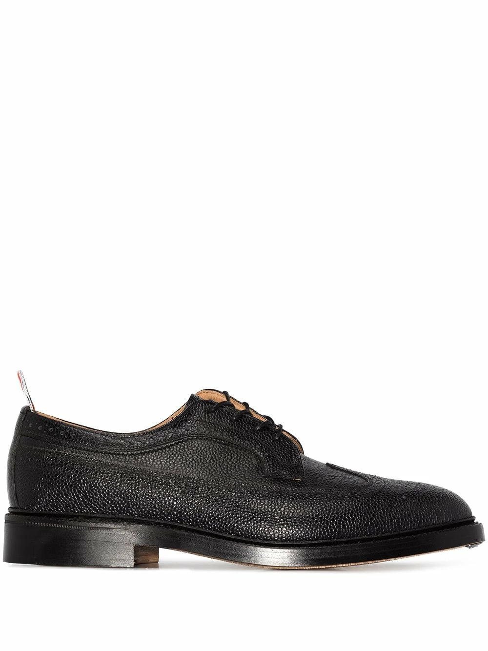 Thom Browne Punch hole leather brogues of men 1 Thom Browne punch-hole leather brogues