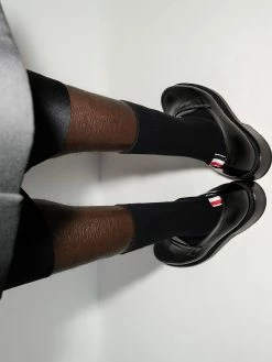 Thom Browne patent leather penny loafers