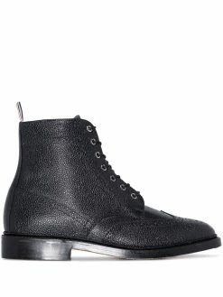 Thom Browne wingtip brogue boots