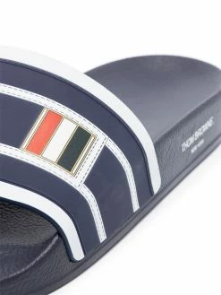 Thom Browne RWB-stripe slip-on slides