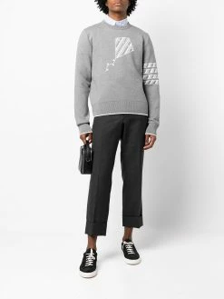 Thom Browne 4-Bar stripe jumper