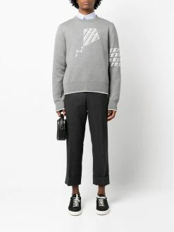 Thom Browne 4-Bar stripe jumper