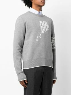 Thom Browne 4-Bar stripe jumper